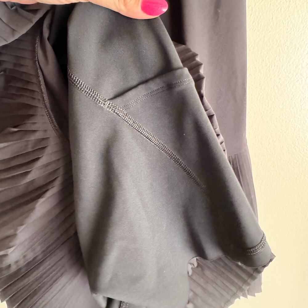 SPANX Black Pleated-Hem Sleeveless Tank Dress - Picture 4 of 11